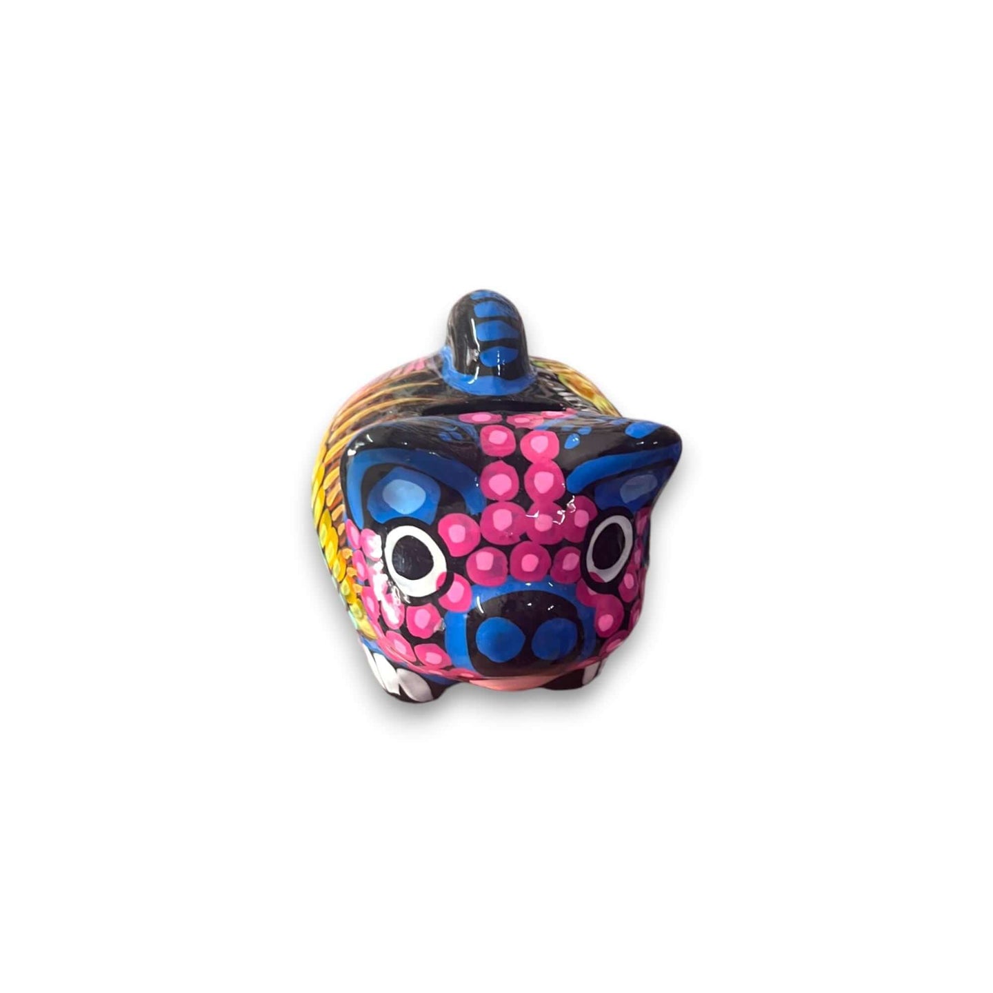 Handmade Colorful Guerrero Piggy Bank | Small